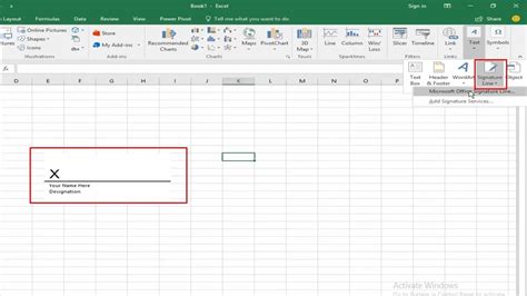 Microsoft Excel, Can't Insert Line Signatures : r/microsoftoffice